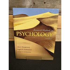 Research Methods in Psychology (Tenth Edition, 2015, ISBN 9780077825362)